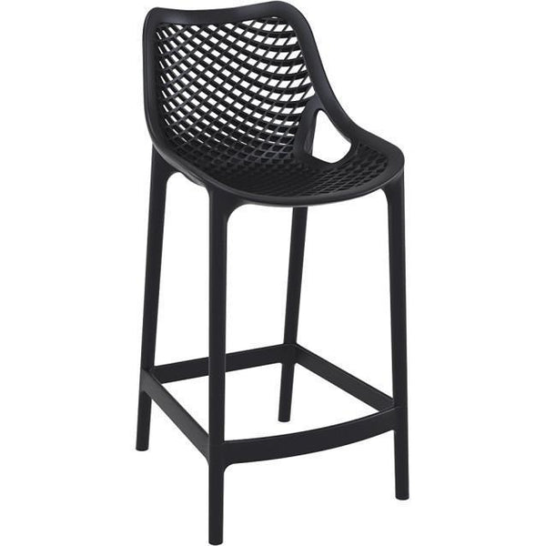 Black top plastic stool