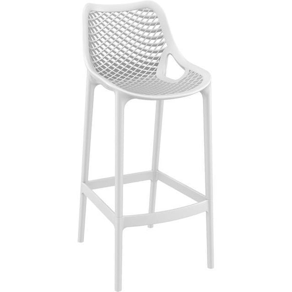 White plastic online stool