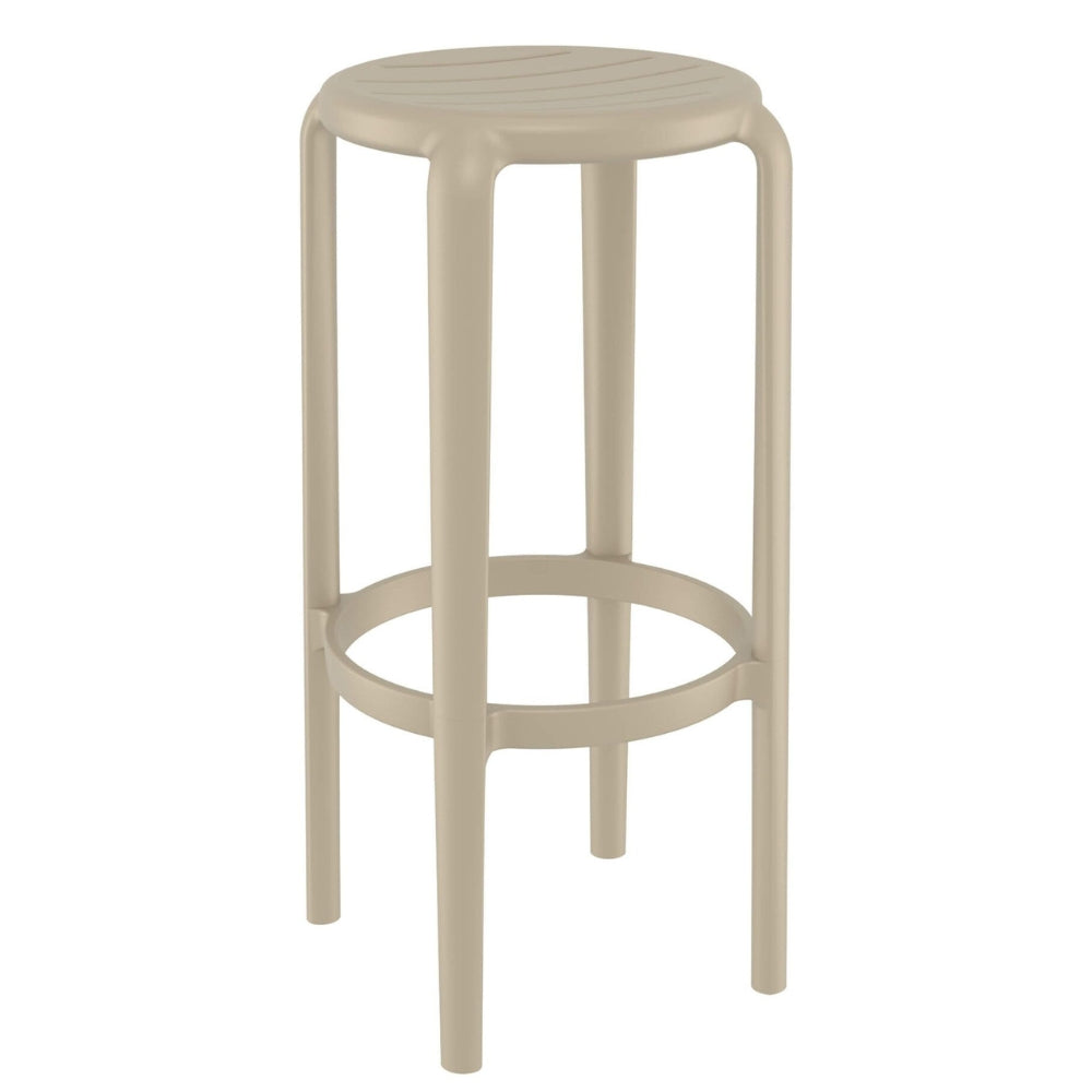 Odin 75cm Bar Stool in Taupe