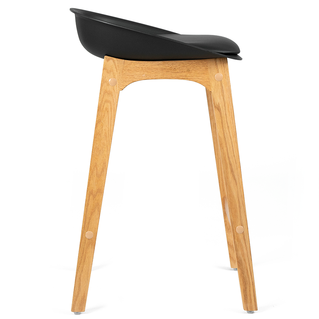 Black wood clearance bar stool