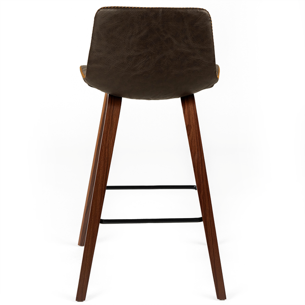 Laurent Bar Stool (Set of 2) Vintage Walnut