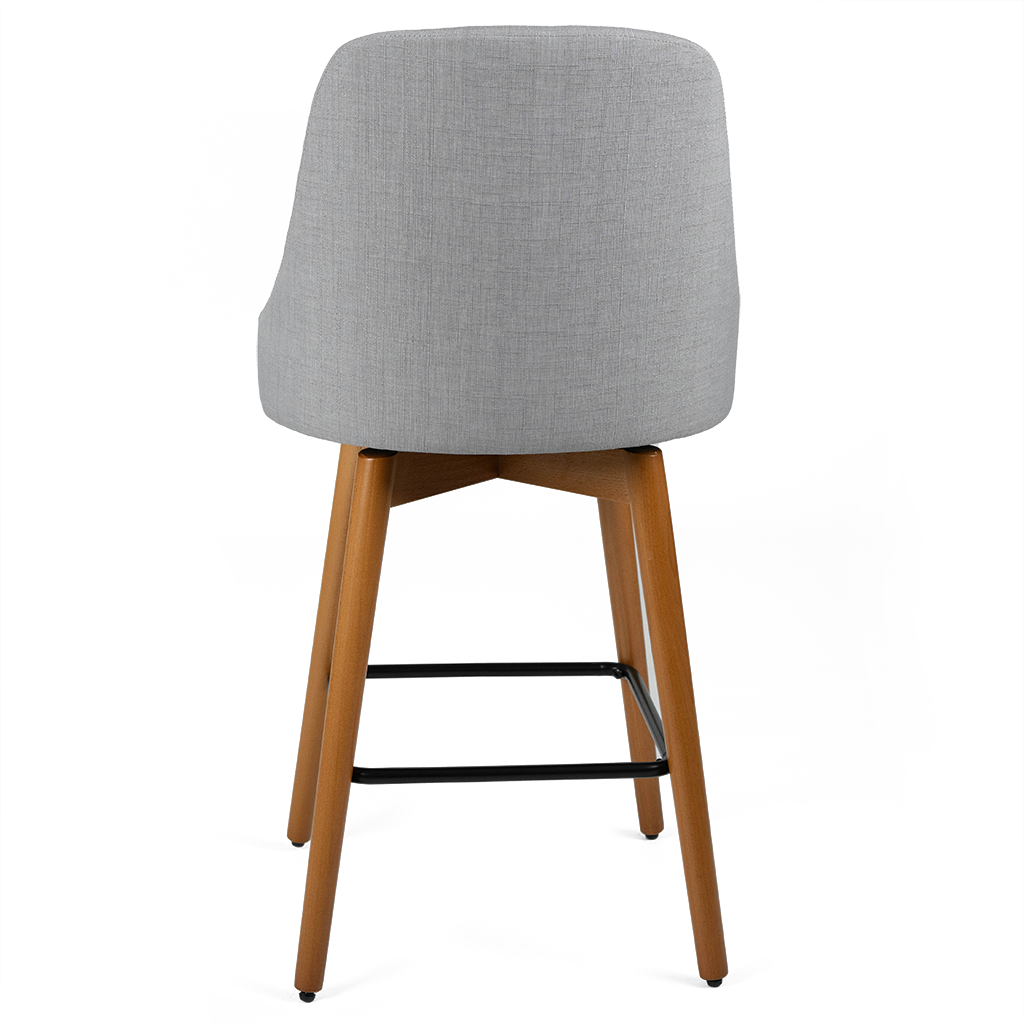 Light grey swivel bar stools discount