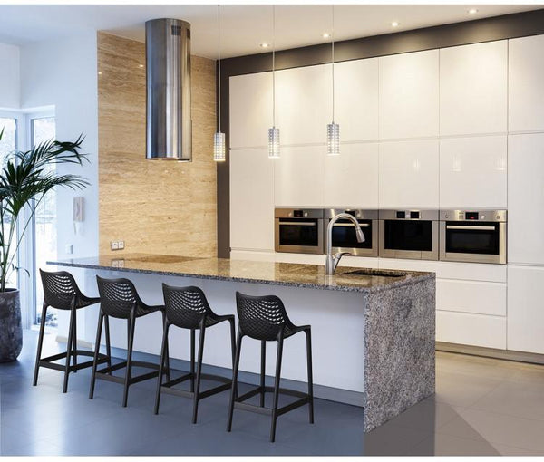 Yorkshire Bar Stool 65cm Black