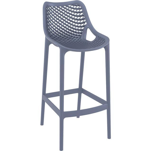 Yorkshire Bar Stool 75cm Anthracite Grey